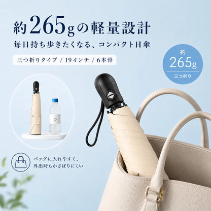 TataRaku™ 5秒でたためる形状記憶日傘