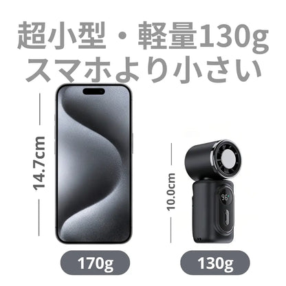 どこにでも挟める、ひんやり冷風クリップファン
