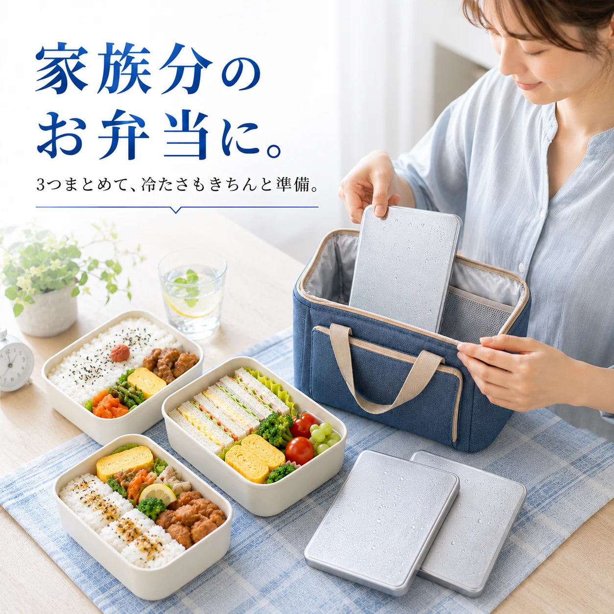 夏のお弁当を、暑さから守る
