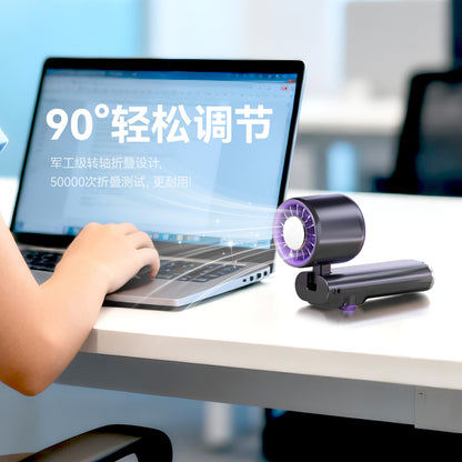 【風量199段階】結露するほどキンキンに冷える 最大−18℃冷却プレート搭載ハンディファン